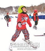 “雪孩子”玩嗨了 - 哈尔滨新闻网