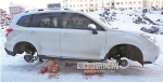 工农大街两辆车 八个轮子全被偷 - 哈尔滨新闻网