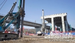 松花江公铁两用桥“公路部分”开建 - 哈尔滨新闻网