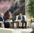 5月15日，中共中央政治局常委、中央书记处书记刘云山在北京集体会见出席“一带一路”国际合作高峰论坛“增进民心相通”平行主题会议的部分外方代表。新华社记者 丁林 摄 - 哈尔滨新闻网