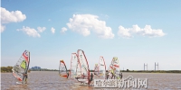 湿地公园 帆板炫技 - 哈尔滨新闻网