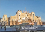 3.8吨欧式大钟亮相哈站北站房 - 哈尔滨新闻网