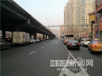 二环桥通达街下桥口禁止右转 - 哈尔滨新闻网