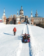 雪中城堡 童话王国 - 哈尔滨新闻网