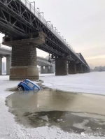 哈尔滨已有两车坠江 警方提醒冰面不厚禁止一切活动 - 新浪黑龙江