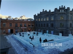 冰雕玉砌复原老道外傅家甸庭院 - 哈尔滨新闻网