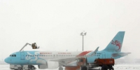 3日，大雪再次来袭黑龙江，哈尔滨太平国际机场80余航班受影响。图自中国新闻网 王雄非 摄 - 新浪黑龙江