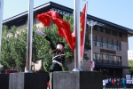 纪念建校100周年 一校三区举行主题升旗仪式 - 哈尔滨工业大学