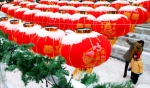 雪打红灯迎新年 - Hljnews.Cn