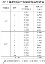 哈尔滨市推进淘汰黄标车工作排行榜 - 哈尔滨新闻网